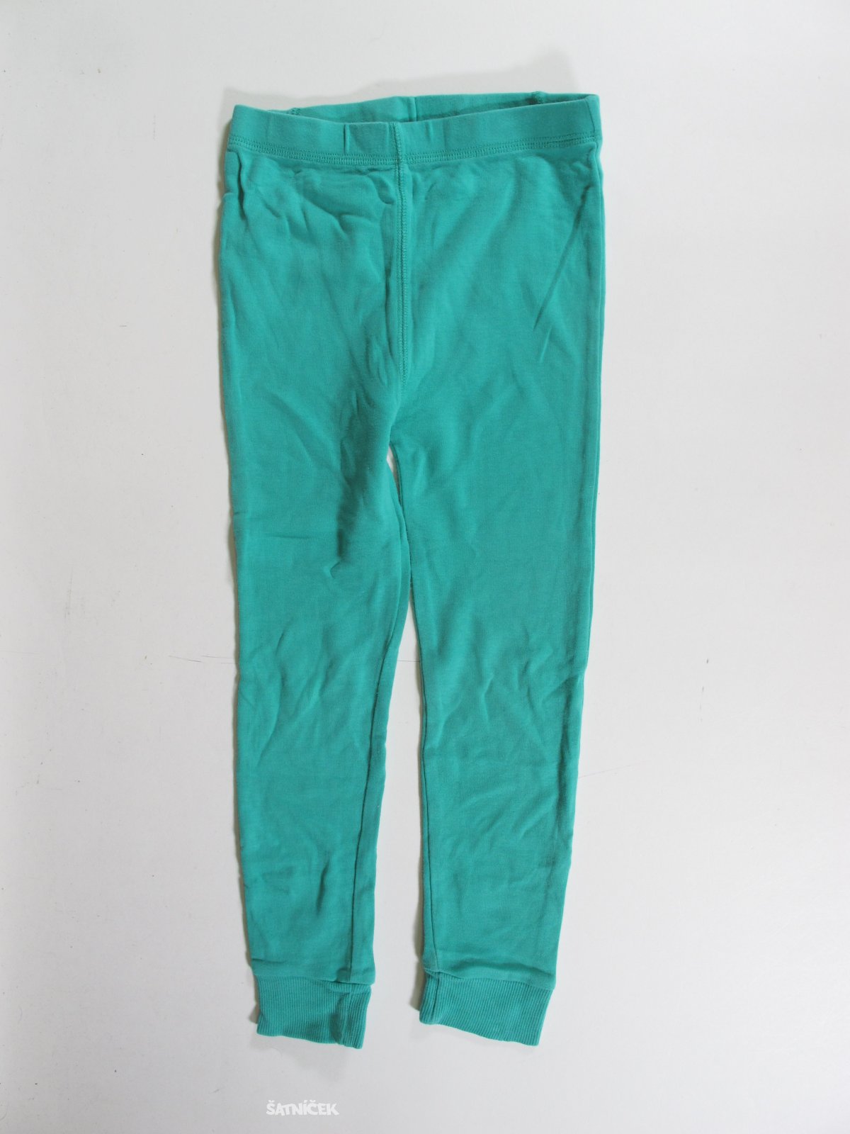 Pyžamové zelené kalhoty secondhand