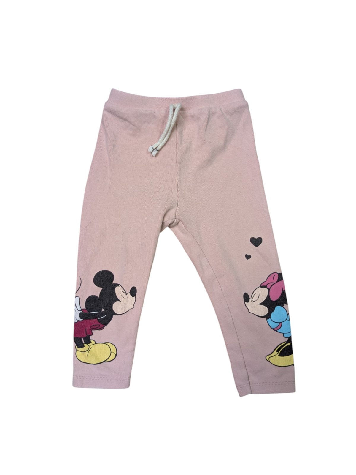 růžové tepláky s mickey mouse pro holky secondhand Zara