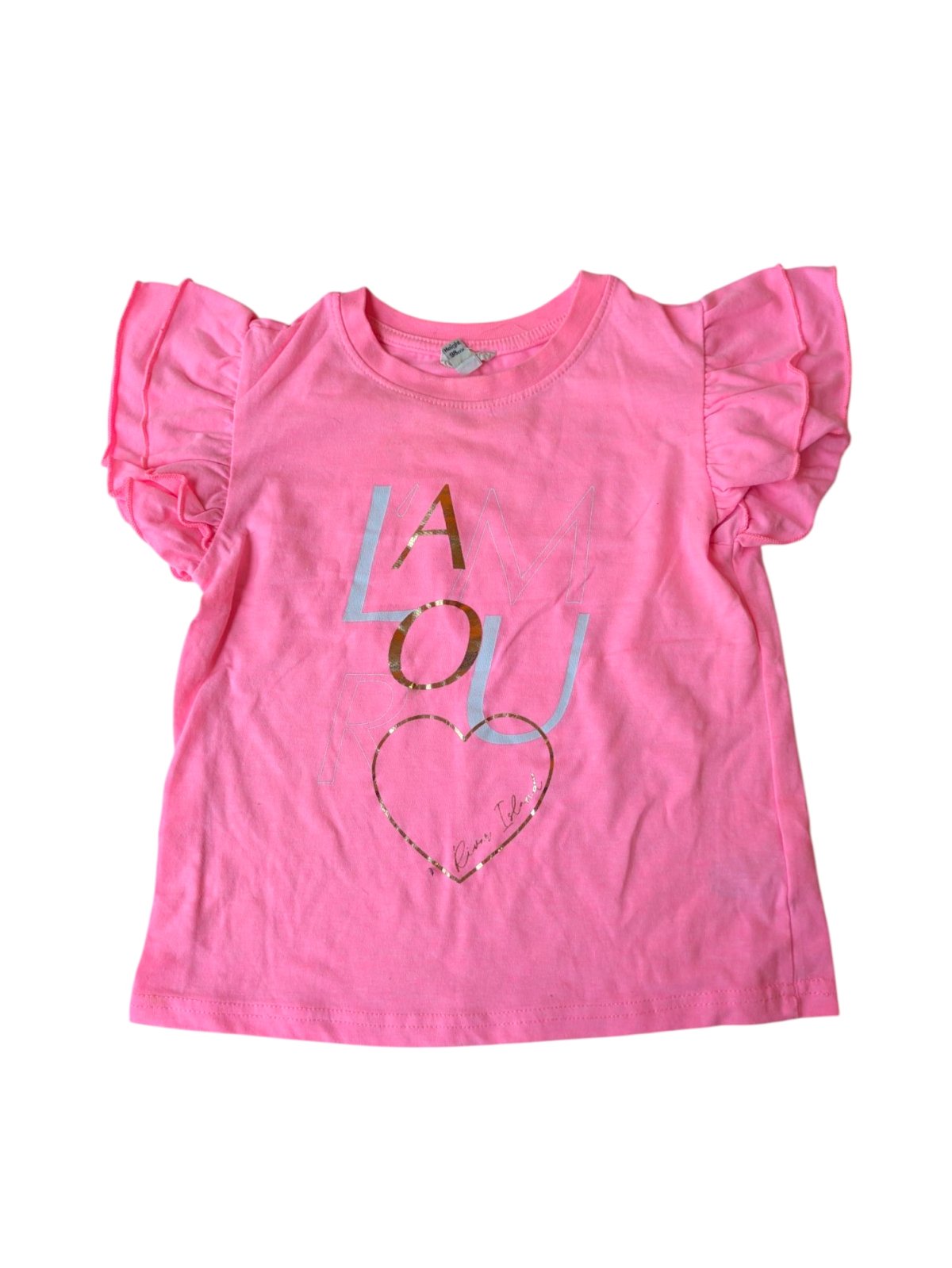 růžové tričko pro holky secondhand 