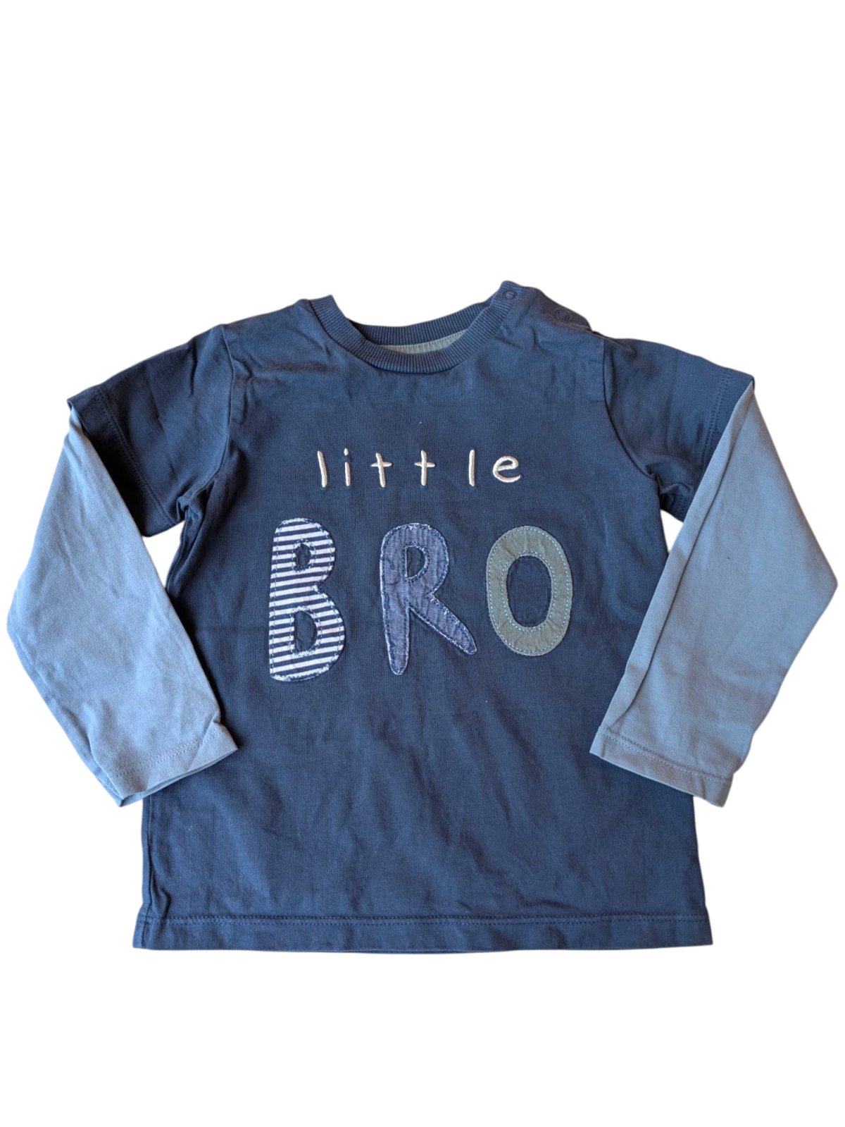 modré triko s dlouhým rukávem pro kluky