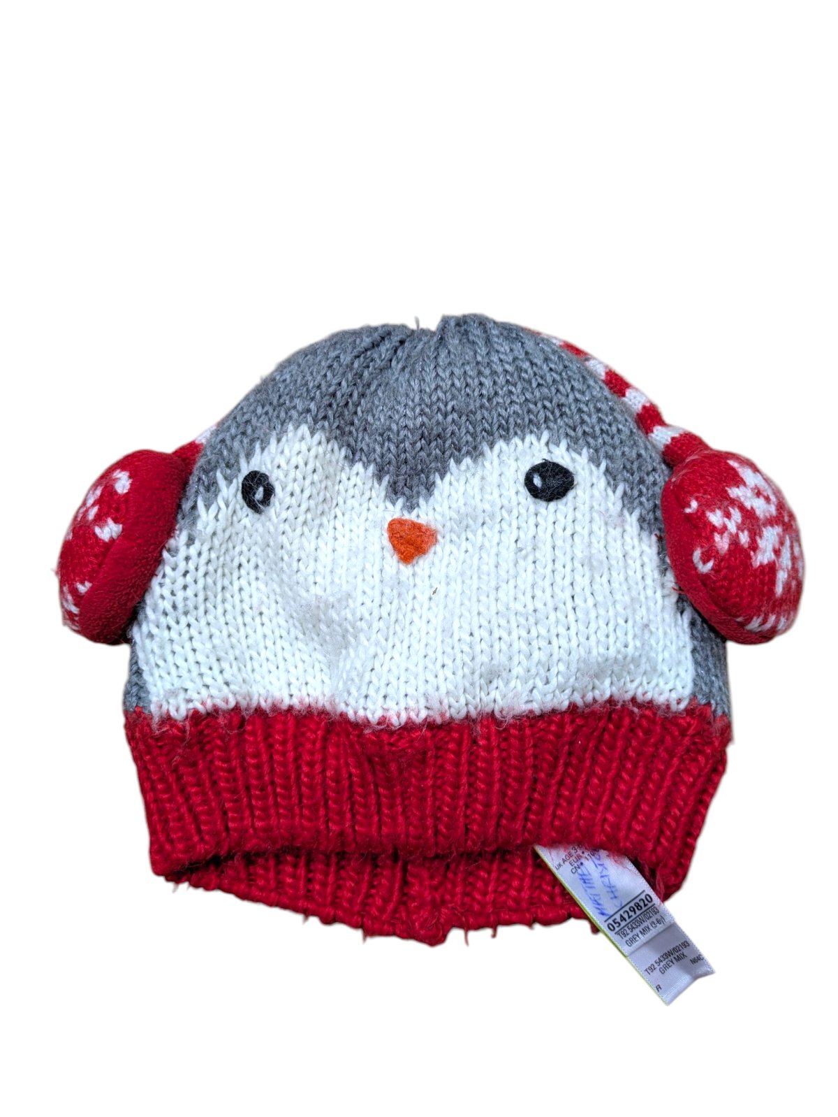 Zimní čepice tučňák pro holky secondhand M&S