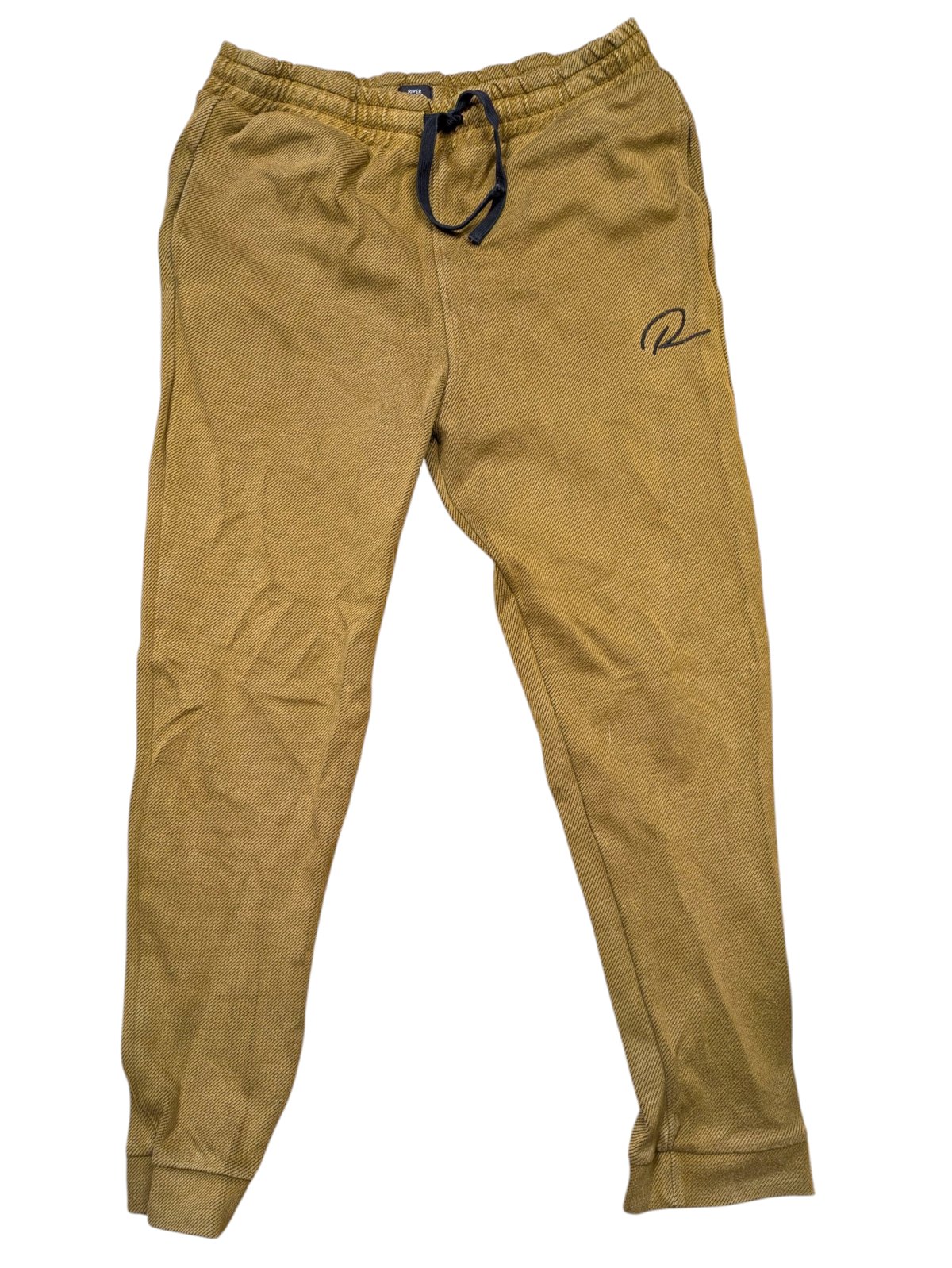 Hnědé pevné teplákové kalhoty pro kluky secondhand River Island