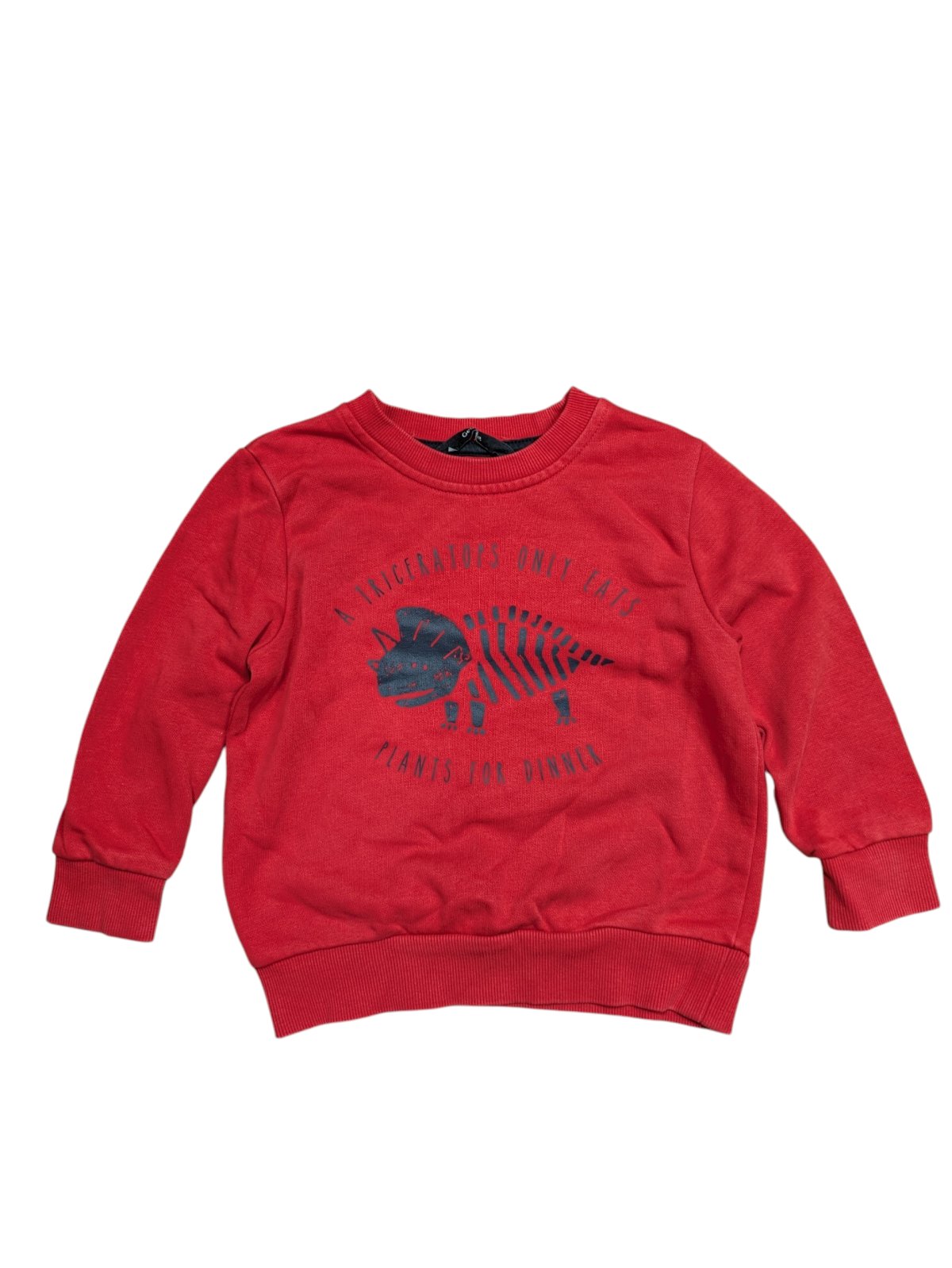 Červená mikina s obrázem pro kluky secondhand George