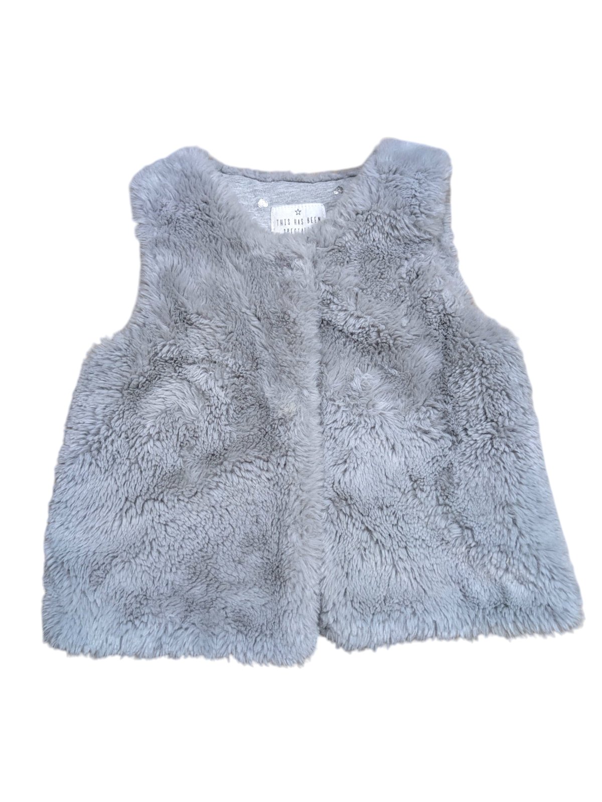 Šedá vesta pro holky secondhand 