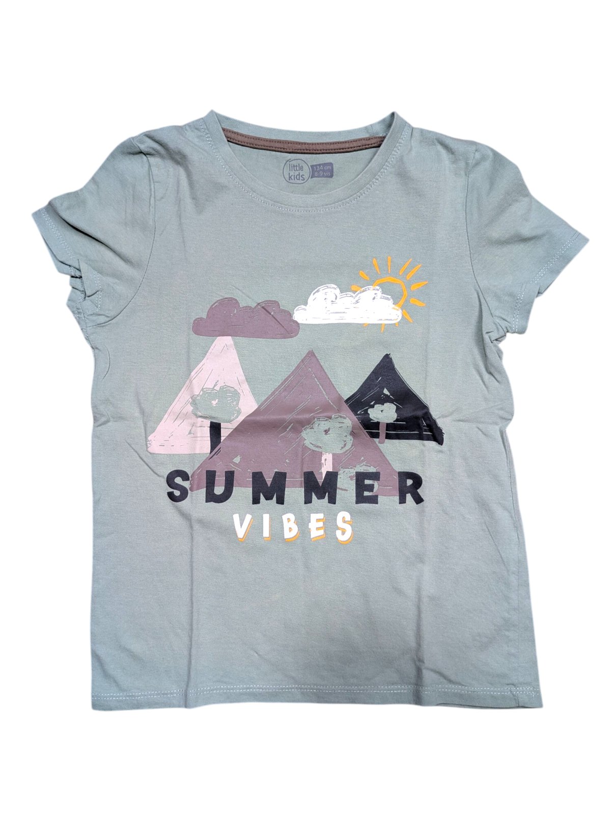 Zelinkavé triko s obrázkem pro kluky secondhand little kids