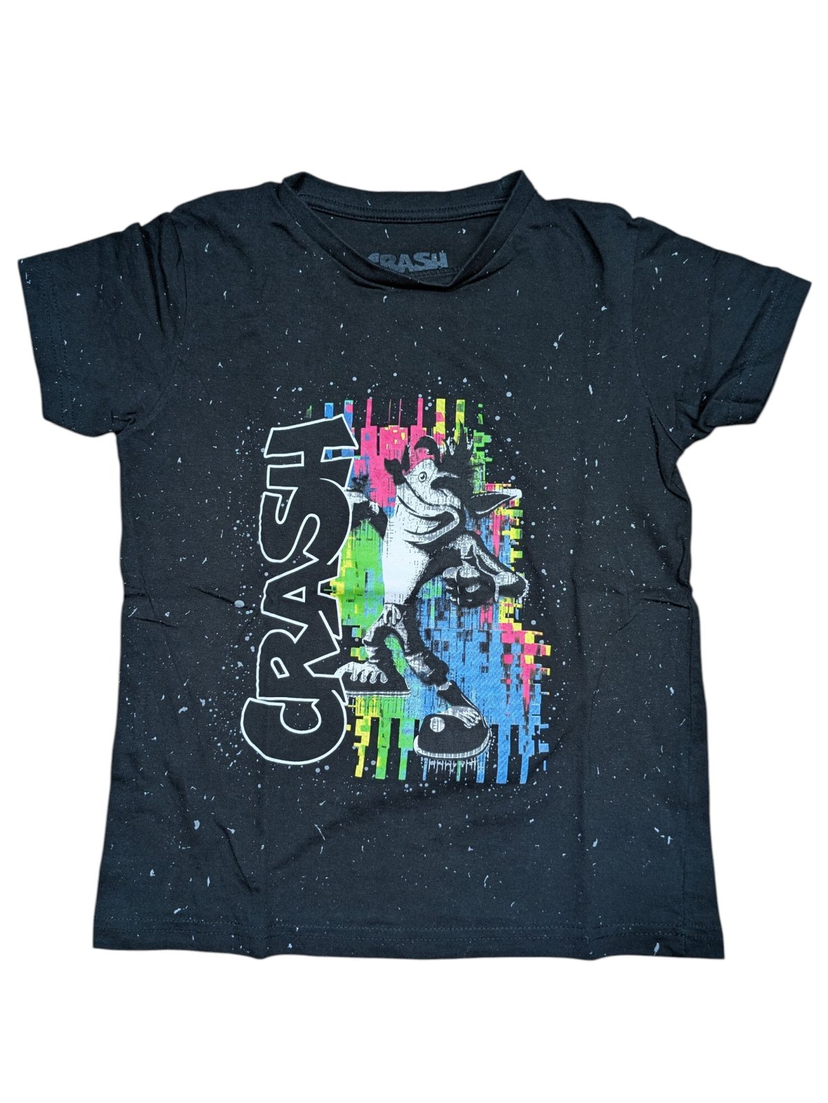 Černé triko s obrázkem pro kluky secondhand Crash