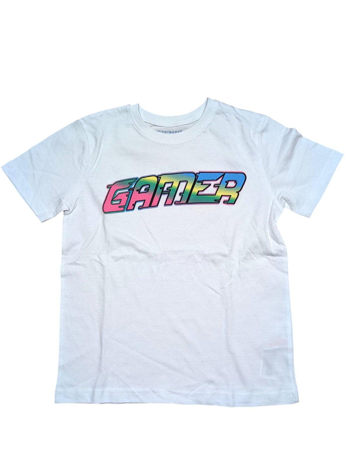 Bílé triko s nápisem pro kluky secondhand Primark