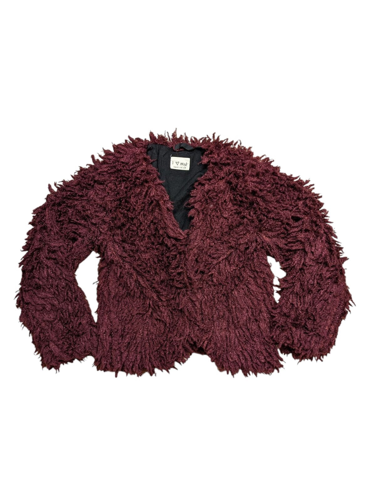 vínový kardigan pro holky secondhand