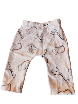 Bledé kalhoty se zvířátky pro kluky secondhand George