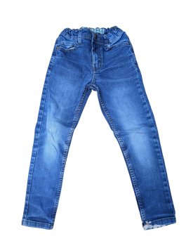 Tmavě modré džíny pro kluky s gumou v pase secondhand Primark
