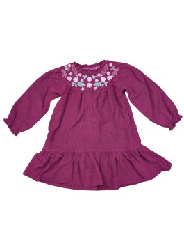 Fialové manžestrové šaty pro holky econdhand By Very