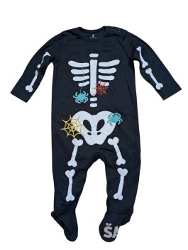 Dupačky kostlivec pro kluky outlet mothercare