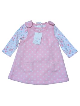 Růžové šaty s body pro holky outlet mini club