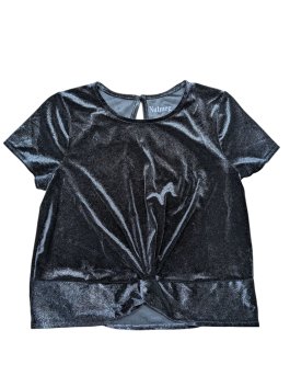 Černé semišové triko pro holky secondhand Nutmeg