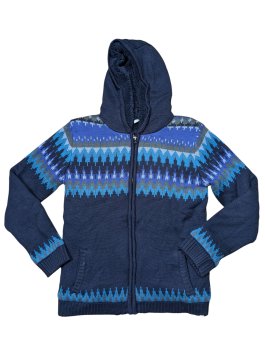 Zateplená pletená bunda pro kluky secondhand TU