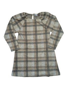 Kostkované teplejší šaty pro holky secondhand Zara