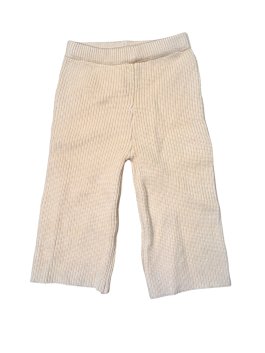 Pletené kalhoty světlé pro holky secondhand Shein