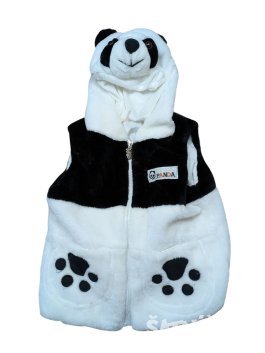 Zateplená vesta panda pro kluky secondhand 