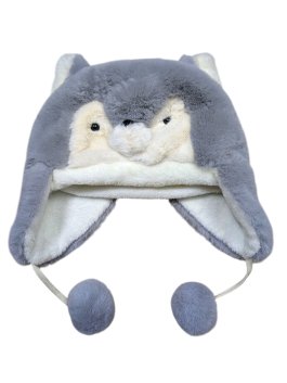 Velká huňatá čepice vlka secondhand