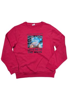 Červená mikina s obrázkem pro kluky secondhand Kids