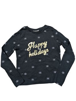 Černé triko s nápisem pro holky secondhand Destination