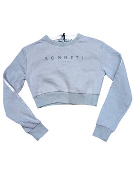 Zelinkavá crop mikina pro holky secondhand Sonneti