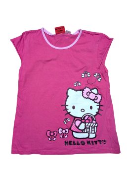 Růžové triko Hello Kitty pro holky secondhand 
