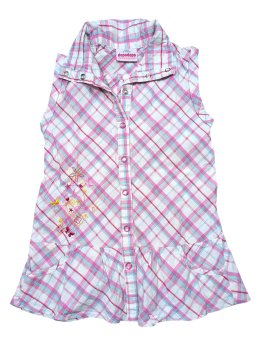 Růžová kostkovaná košile pro holky secondhand dopodopo