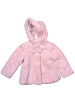 Růžová zimní bunda pro holky secondhand Little Me