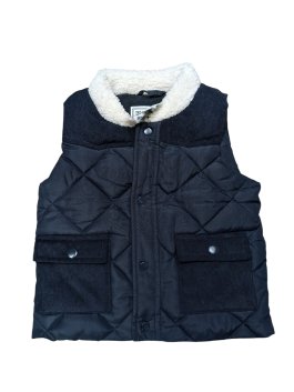 Tmavá vesta teplá pro kluky outlet Matalan