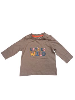 Světle hnědé triko s nápisem pro kluky outlet F&F