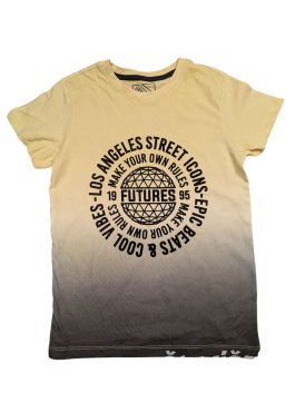 Žluto šedé triko s obrázkem pro kluky outlet Urban 
