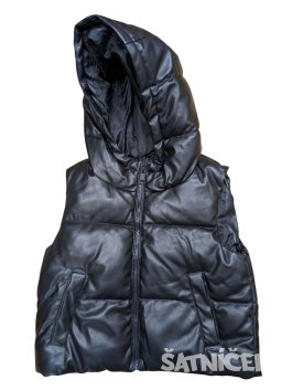 Koženková vesta pro holky secondhand New Look
