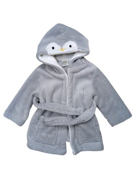 Šedý župan Tučňák pro kluky secondhand MY