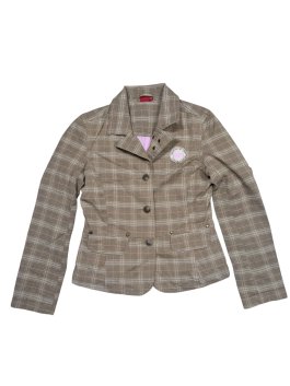 Kostkované sako pro holky secondhand Tantum