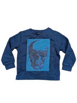 Tmavě modrá mikina s obrázkem pro kluky secondhand Next