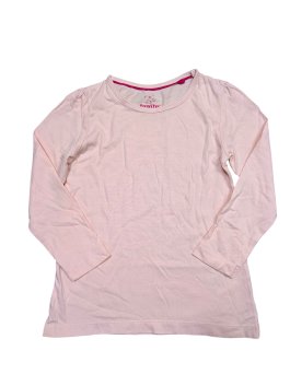 Růžové triko dlouhý rukáv pro holky secondhand lupilu