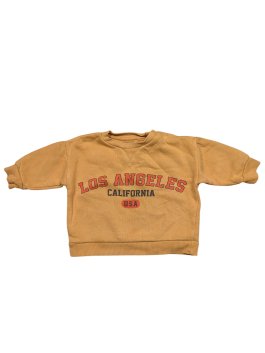 Žlutá mikina s nápisem pro kluky secondhand F&F