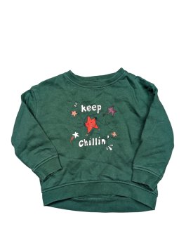 Zelená mikina s obrázkem pro kluky secondhand John Lewis