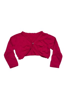 Červený crop svetřík pro holky secondhand 