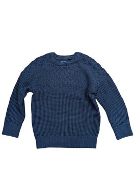 Tmavě modrý pletený svetr pro kluky secondhand Next