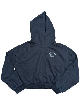 Černá crop mikina pro holky secondhand River Island