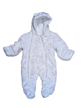 Zimní kombinéza bílá huňatá pro holky secondhand George