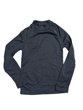 Černé elastické sportovní triko secondhand Decathlon