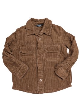 Hnědá manšestrová bunda pro kluky secondhand Primark