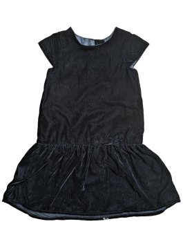 Černé semišové šaty secondhand H&M