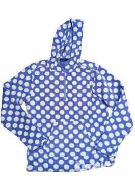 Modrá puntíkovaná mikina pro kluky secondhand Peter Storm