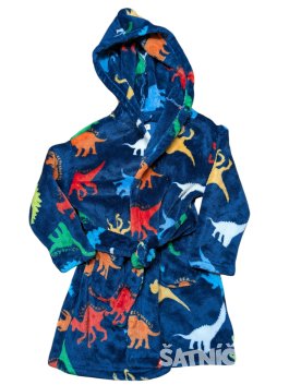 Modrý župan s obrázky pro kluky secondhand F&F