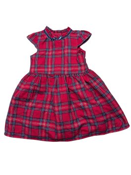 Červené kostkované šaty pro holky secondhand Primark