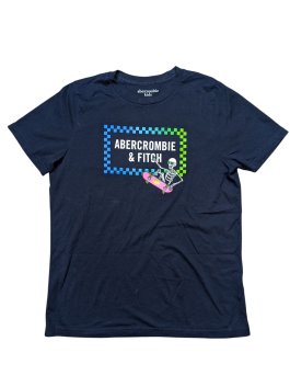 Černé triko s obrázkem pro kluky secondhand Abercrombie Kids